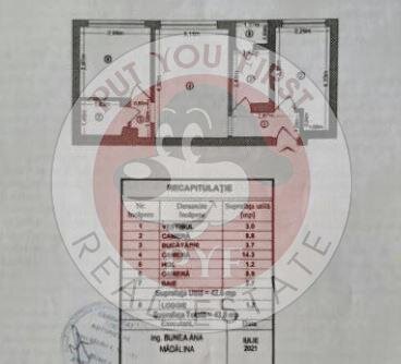 Apusului | 3 camere | Semidec | 44mp | B11654